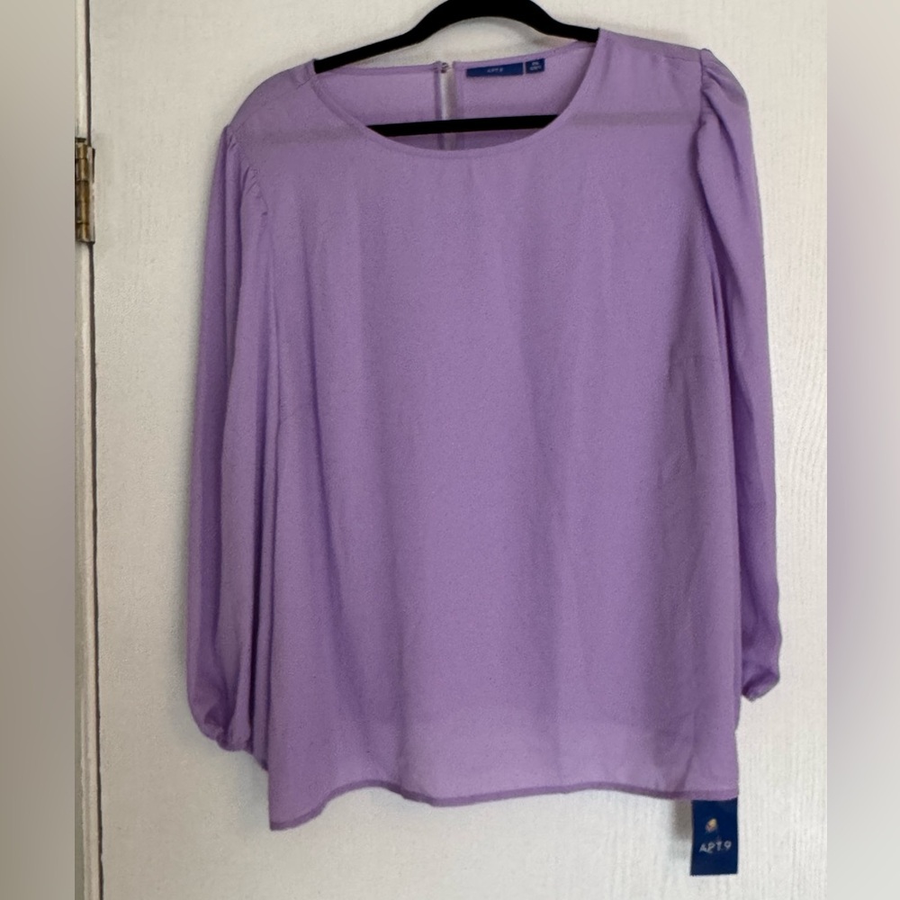 Apt. 9 Purple Relaxed Blouse